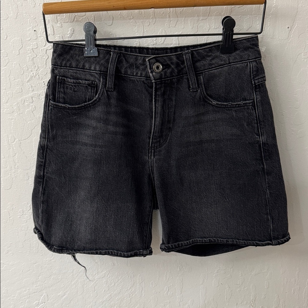 G-Star Raw 3301 High Rise Black Boyfriend Shorts Denim US 24 - Picture 4 of 8